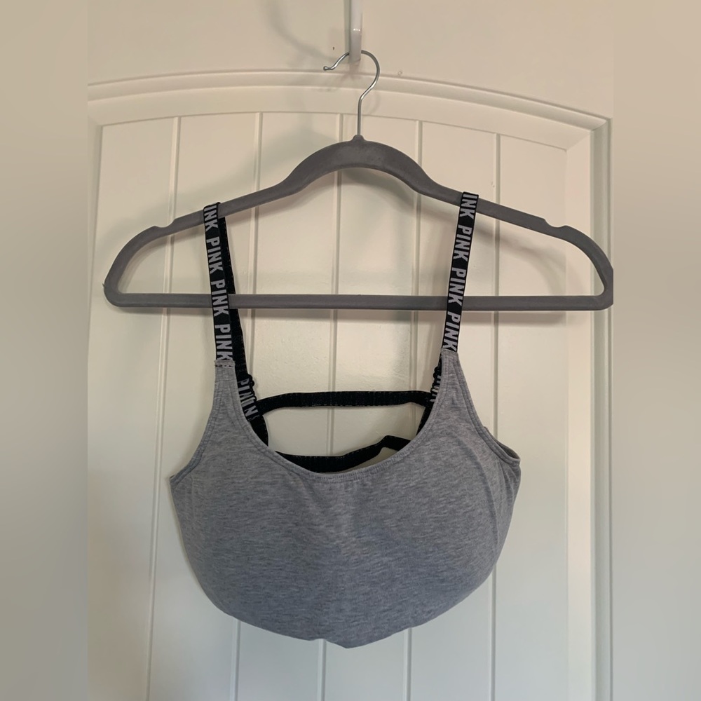 Pink VS sports bra